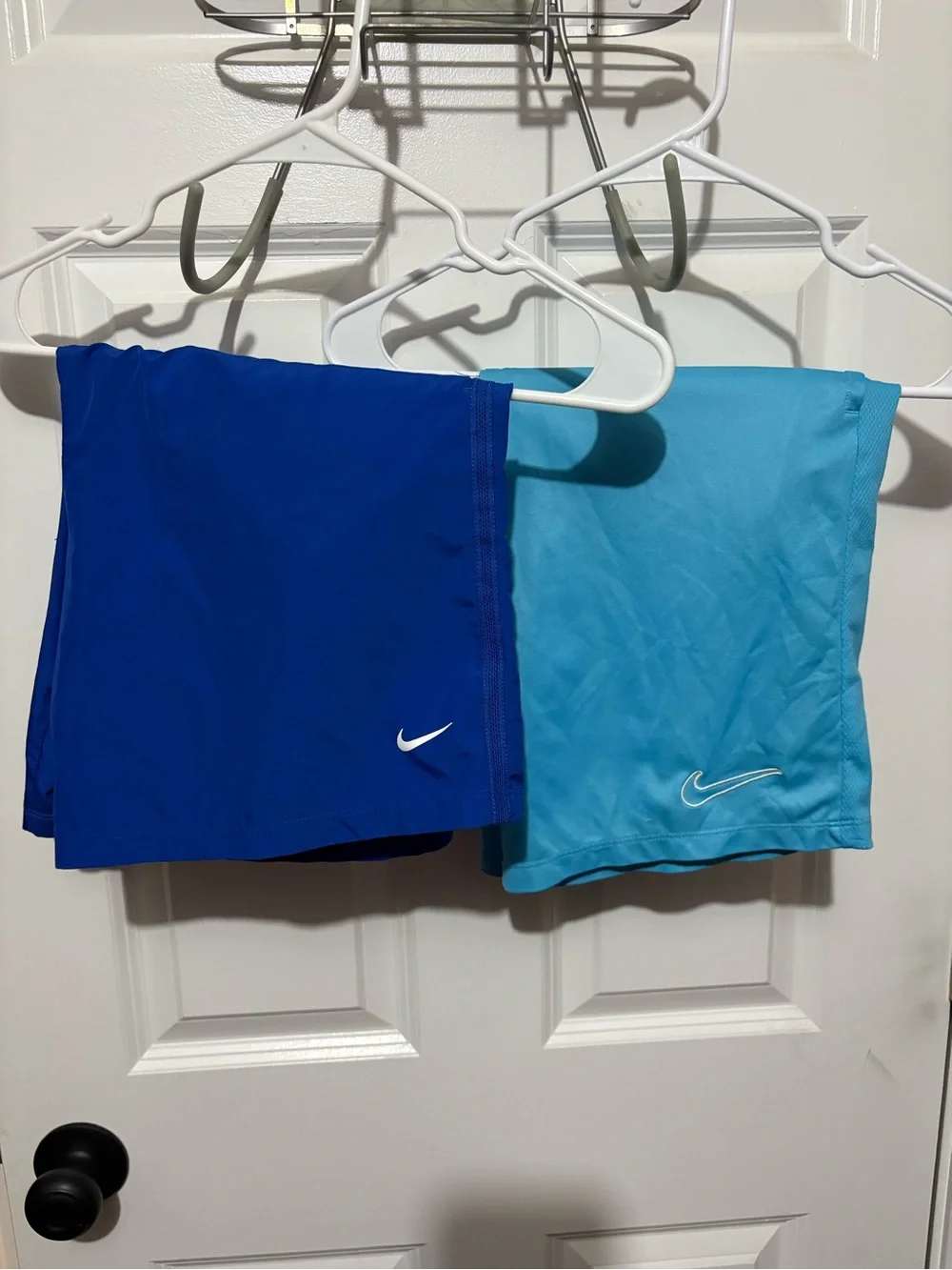 Nike Kids' Blue & Teal Athletic Shorts
